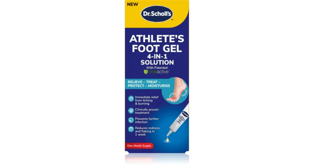 Azonnali szállítás SchollDr. Scholl‘s Athlete‘s Foot Gel nyugtató gél lábfejre