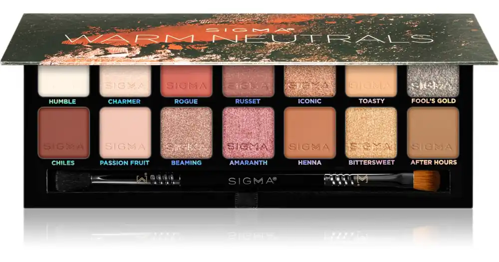 Sigma BeautyWarm Neutrals Eyeshadow Palette szemhéjfesték paletta Gyors szállítás