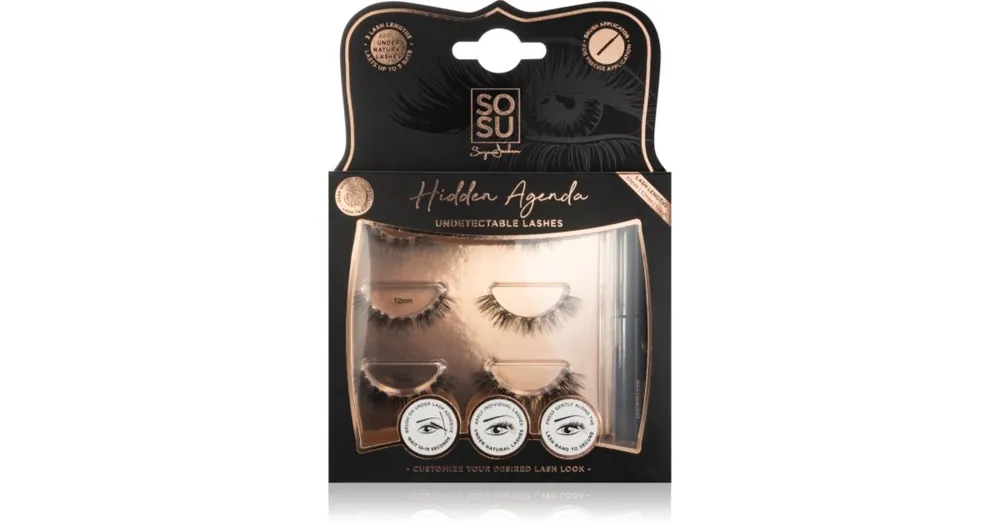 SOSU CosmeticsHidden Agenda Undetectable Lashes szett a szempillákra Ajánlat