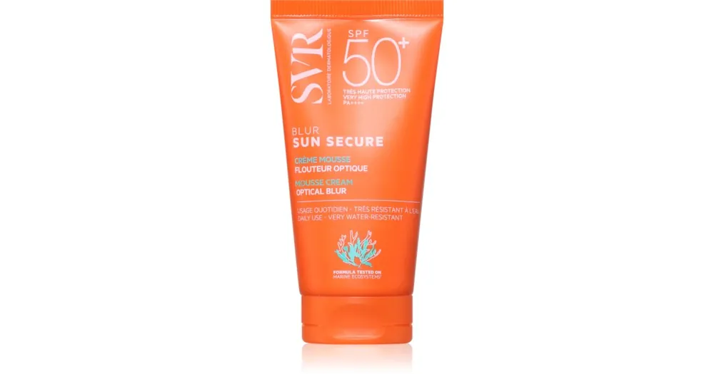 Szuper akció SVRSun Secure Blur védőhab a bőr tónusának egységesítéséért SPF 50+