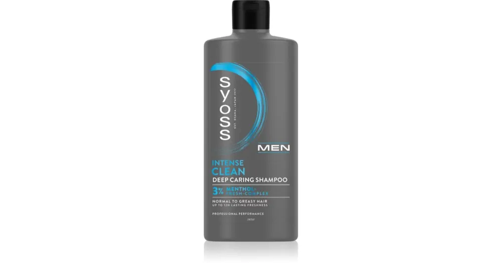 SyossMen Intense Clean sampon normál és zsíros hajra Prémium