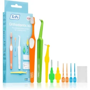 TePeOrthodontic Kit szett fogszabályzó tisztításához Expressz szállítás