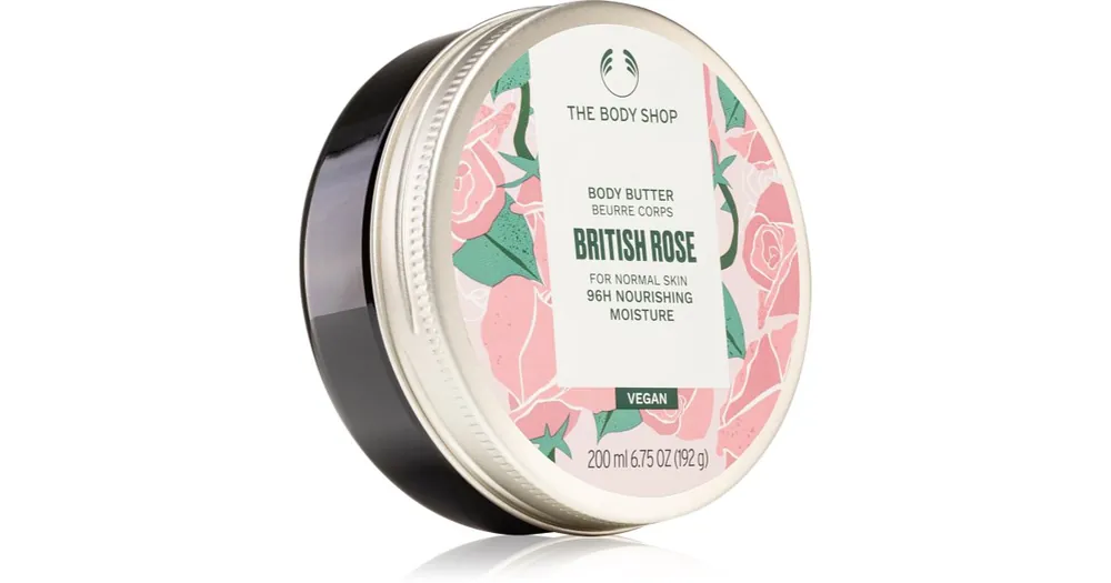 Árengedmény The Body ShopBritish Rose Body Butter testvaj rózsa illattal