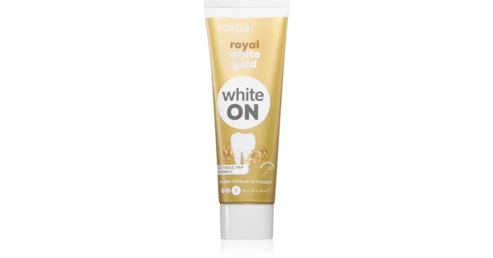 TołpaOn White Royal White Gold fehérítő fogkrém Ne maradj le