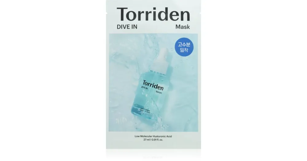 Vedd meg online TorridenDive In Mask hidratáló gézmaszk az élénk bőrért