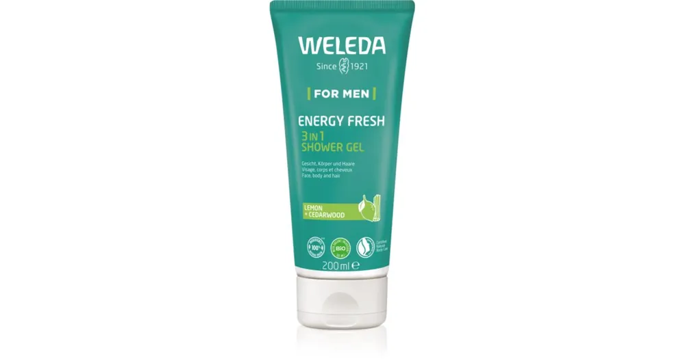 WeledaEnergy Fresh 3in1 tisztító gél 3 in 1 hajra és a testre Azonnali szállítás