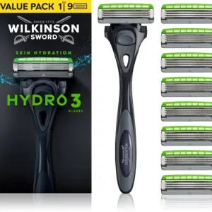 Wilkinson SwordHydro3 borotva + tartalék fejek 8 db Olcsóbb