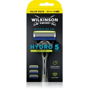 Wilkinson SwordHydro5 Sensitive borotva + tartalék fejek 4 db Gyors szállítás