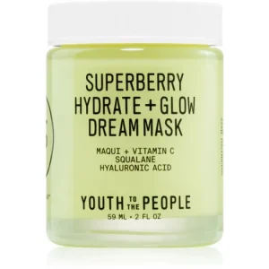 Azonnal elérhető Youth To The PeopleSuperberry Hydrate + Glow Dream Mask maszk élénk és hidratált bőr