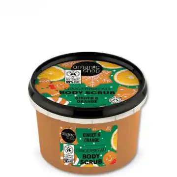 Organic Shop Gingerbread Gyömbéres és narancsos testradír 250 ml Utolsó esély