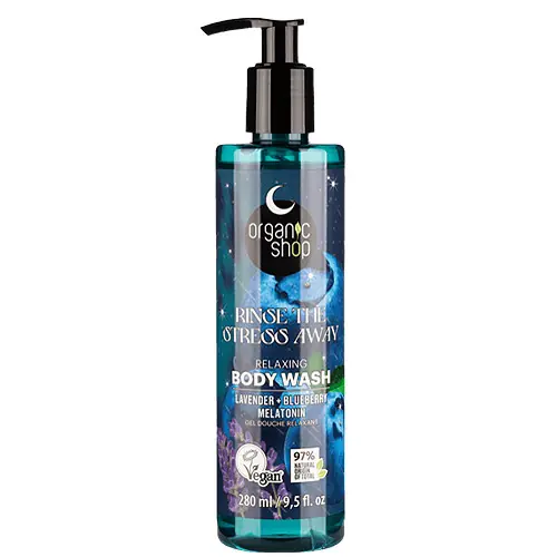 Organic Shop Levendula, áfonya és melatonin Relaxáló tusfürdő 260 ml Olcsóbb
