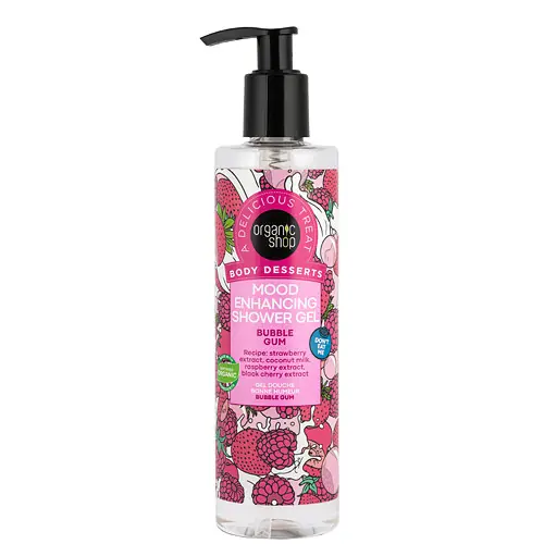 Különleges ajánlat Organic Shop Rágógumi Hangulatjavító tusfürdő 280 ml