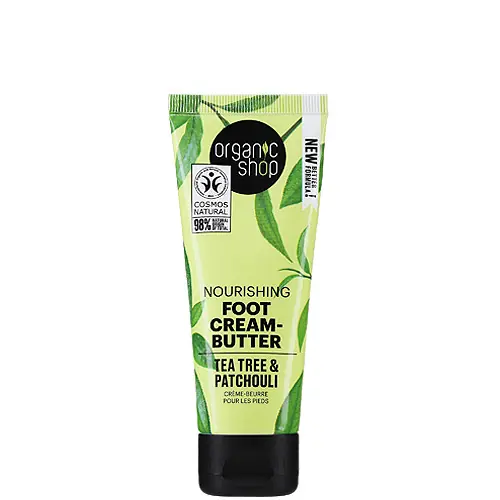 Organic Shop Teafa és pacsuli Tápláló lábkrém 75 ml Outlet