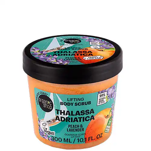 Utolsó esély Organic Shop Thalassa Adriatica Lifting testradír barackkal és levendulával 300 ml