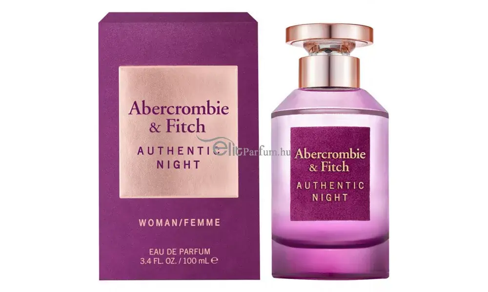 Rendeld meg most Abercrombie & Fitch Authentic Night női parfüm (eau de parfum) Edp 100ml teszter