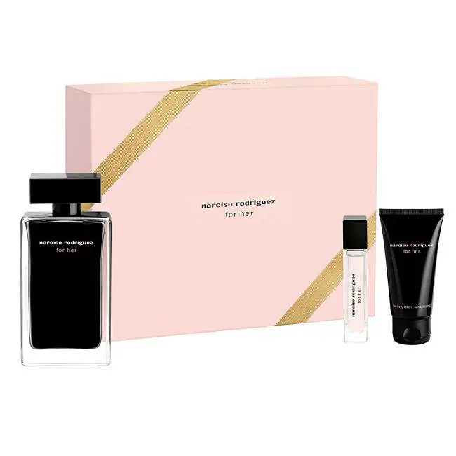 Expressz kézbesítés Narciso Rodriguez for her női parüm szett (eau de toilette) 100ml +edt10ml+ 50ml testápoló